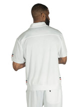 Makbi M428 Moreli Knit Short Sets - White