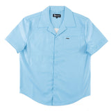 Makobi M429 Bellucci Vegan Leather Shirt - Blue