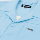 Makobi M429 Bellucci Vegan Leather Shirt - Blue