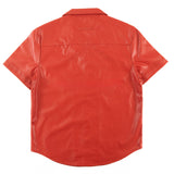 Makobi M429 Bellucci Vegan Leather Shirt - Red