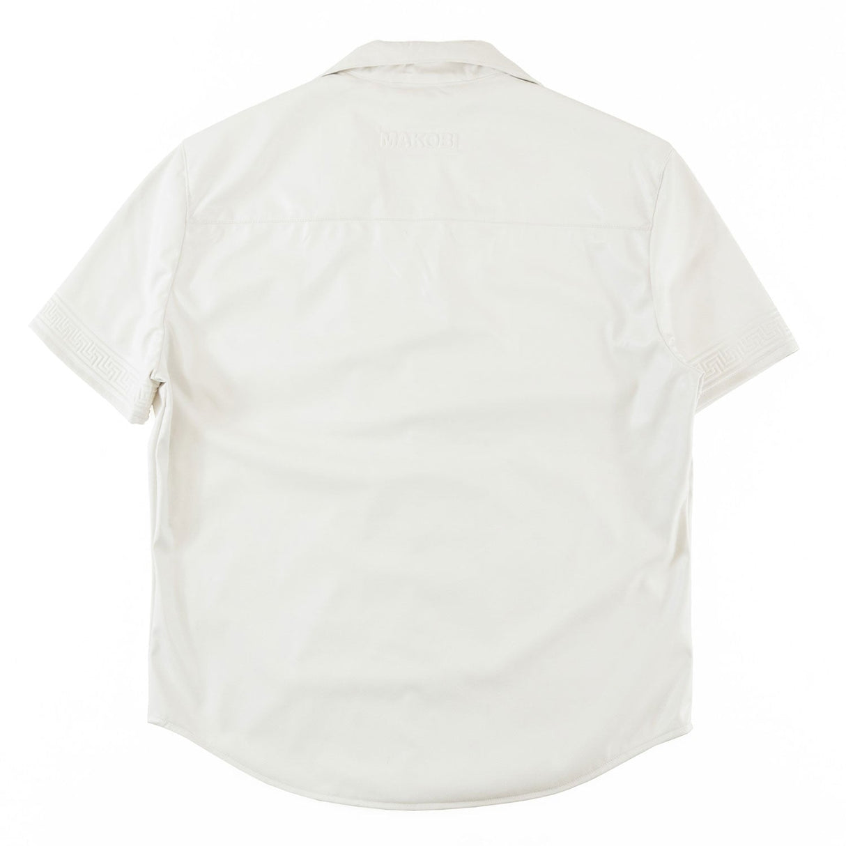 Makobi M429 Bellucci Vegan Leather Shirt - White