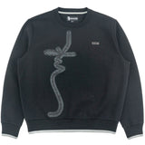 Makobi Sweatshirt | M4355 Lorenzo MK Crewneck - Black