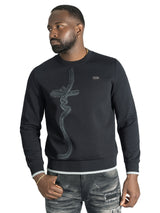 Makobi Sweatshirt | M4355 Lorenzo MK Crewneck - Black