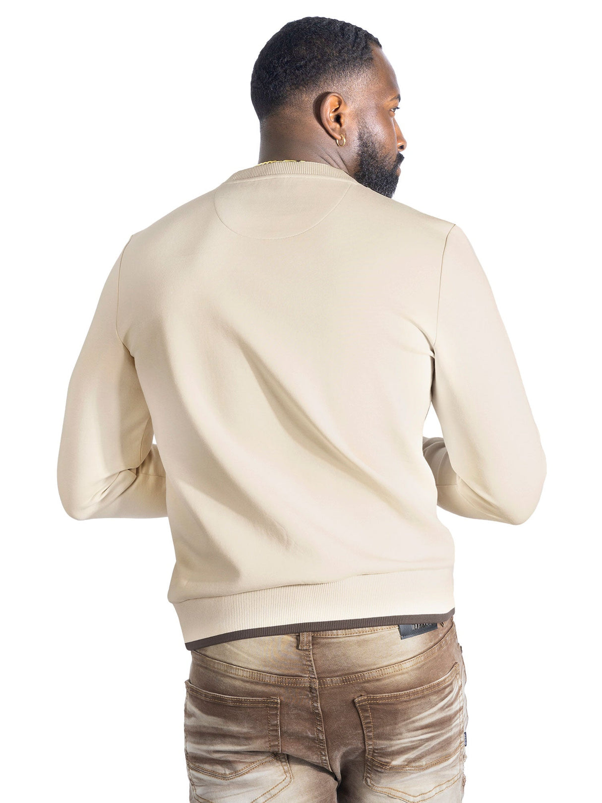 Makobi Sweatshirt | M4355 Lorenzo MK Crewneck - Khaki