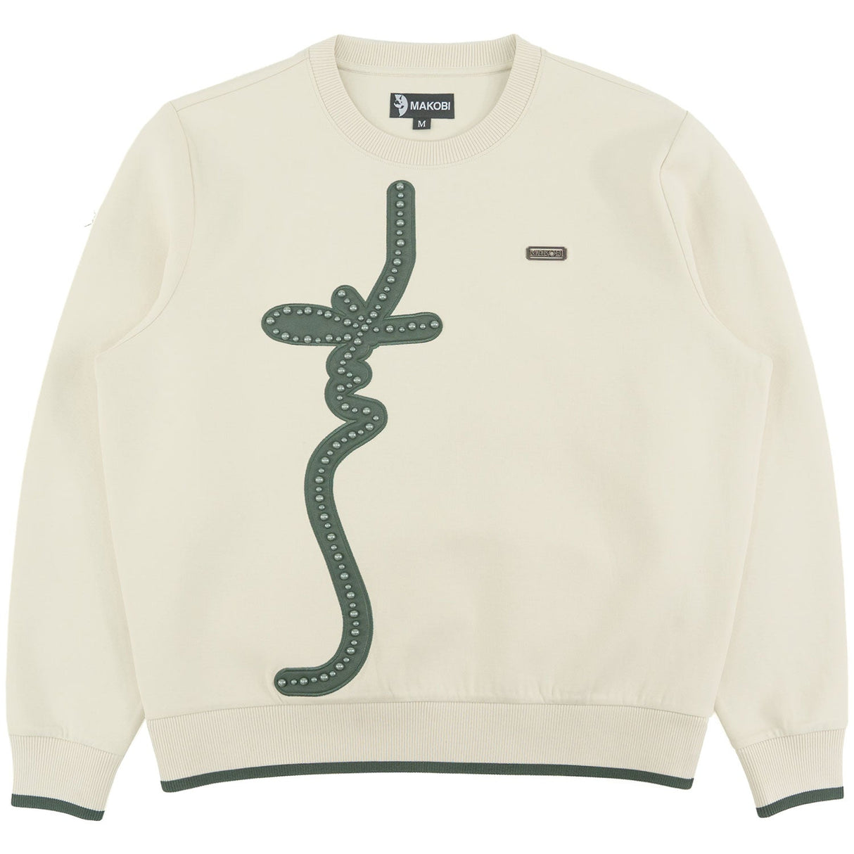Makobi Sweatshirt | M4355 Lorenzo MK Crewneck - Natural