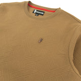 Makobi M4390 Beanchi Jacquard Crewneck - Mocha