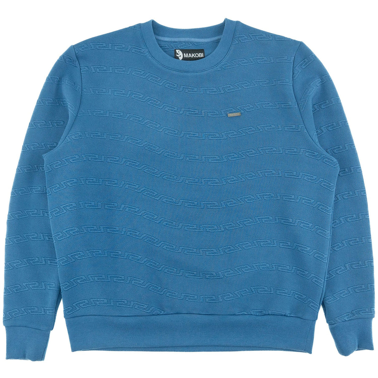 Makobi Sweatshirt | M4412 Bianco Crewneck - Blue