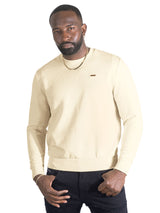 Makobi Sweatshirt | M4412 Bianco Crewneck - Natural