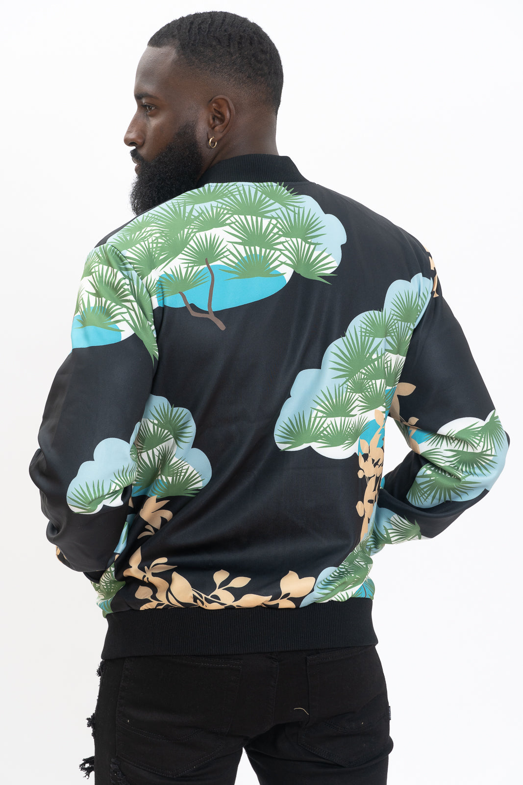 Makobi M4470 Beruni Varsity Jacket- Black