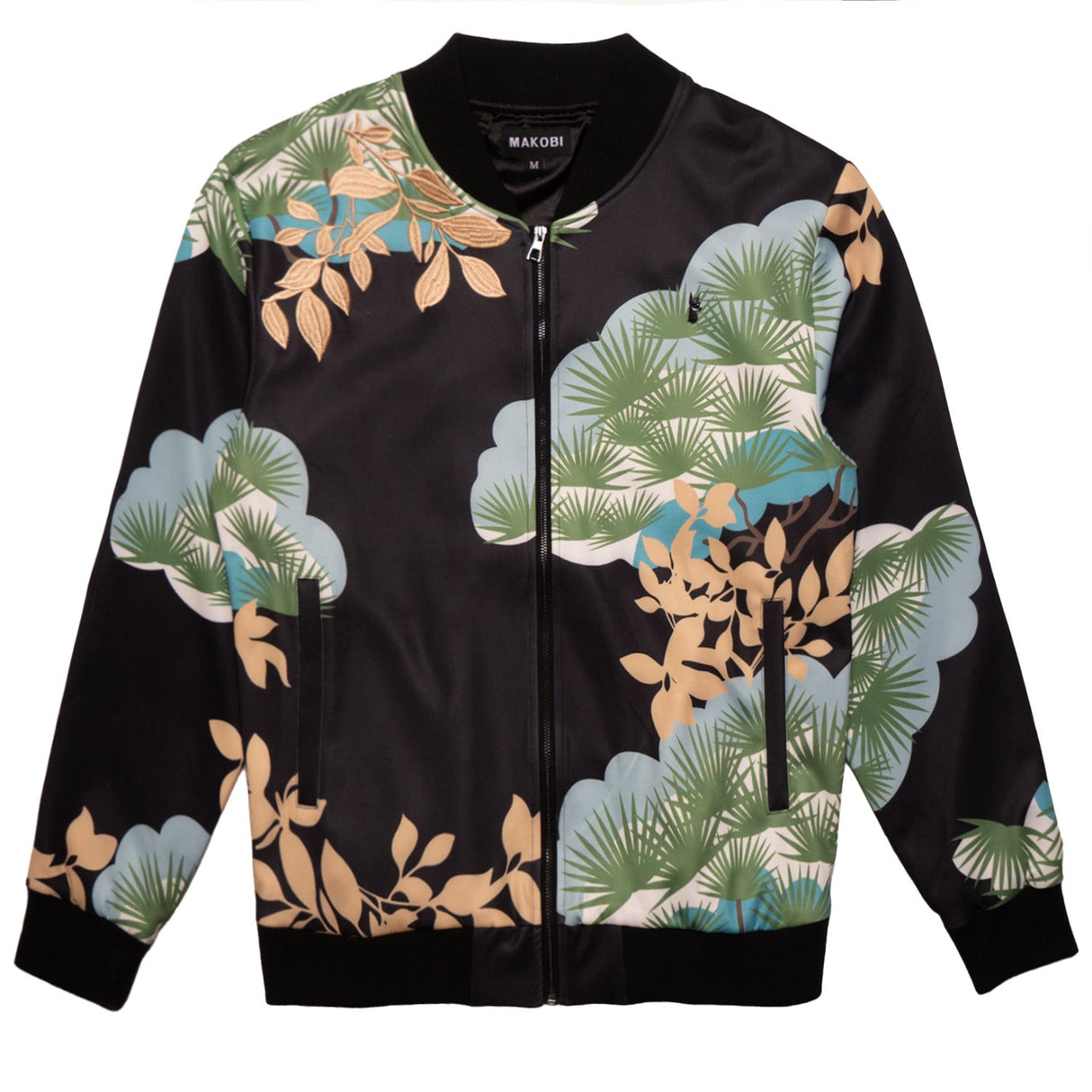 Makobi M4470 Beruni Varsity Jacket- Black