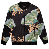 Makobi M4470 Beruni Varsity Jacket- Black