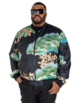 Makobi M4470 Beruni Varsity Jacket- Black