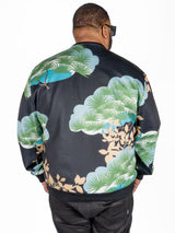Makobi M4470 Beruni Varsity Jacket- Black