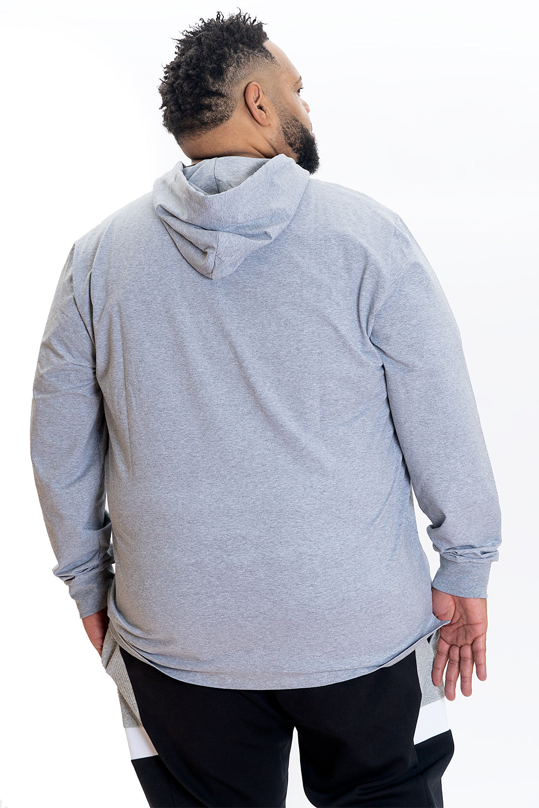 Makobi M4500 Luciano Jersey Hoodie - Gray