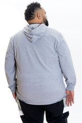 Makobi M4500 Luciano Jersey Hoodie - Gray