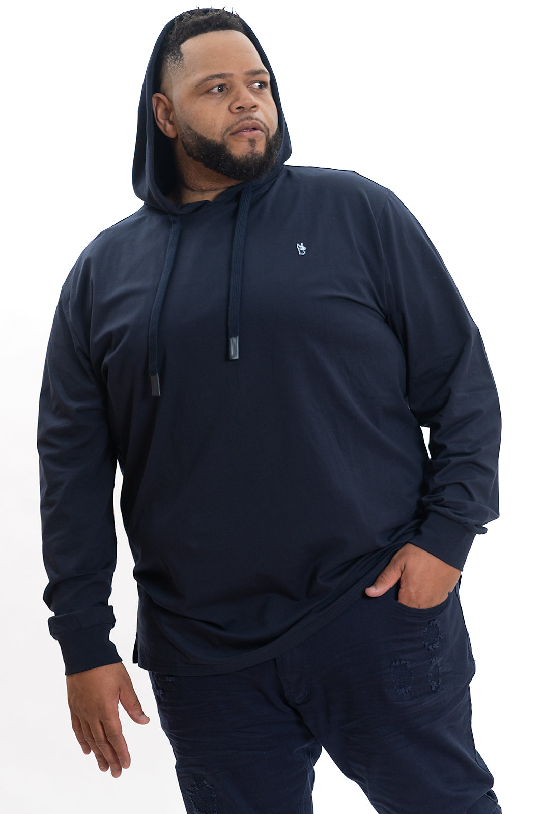 Makobi M4500 Luciano Jersey Hoodie - Navy