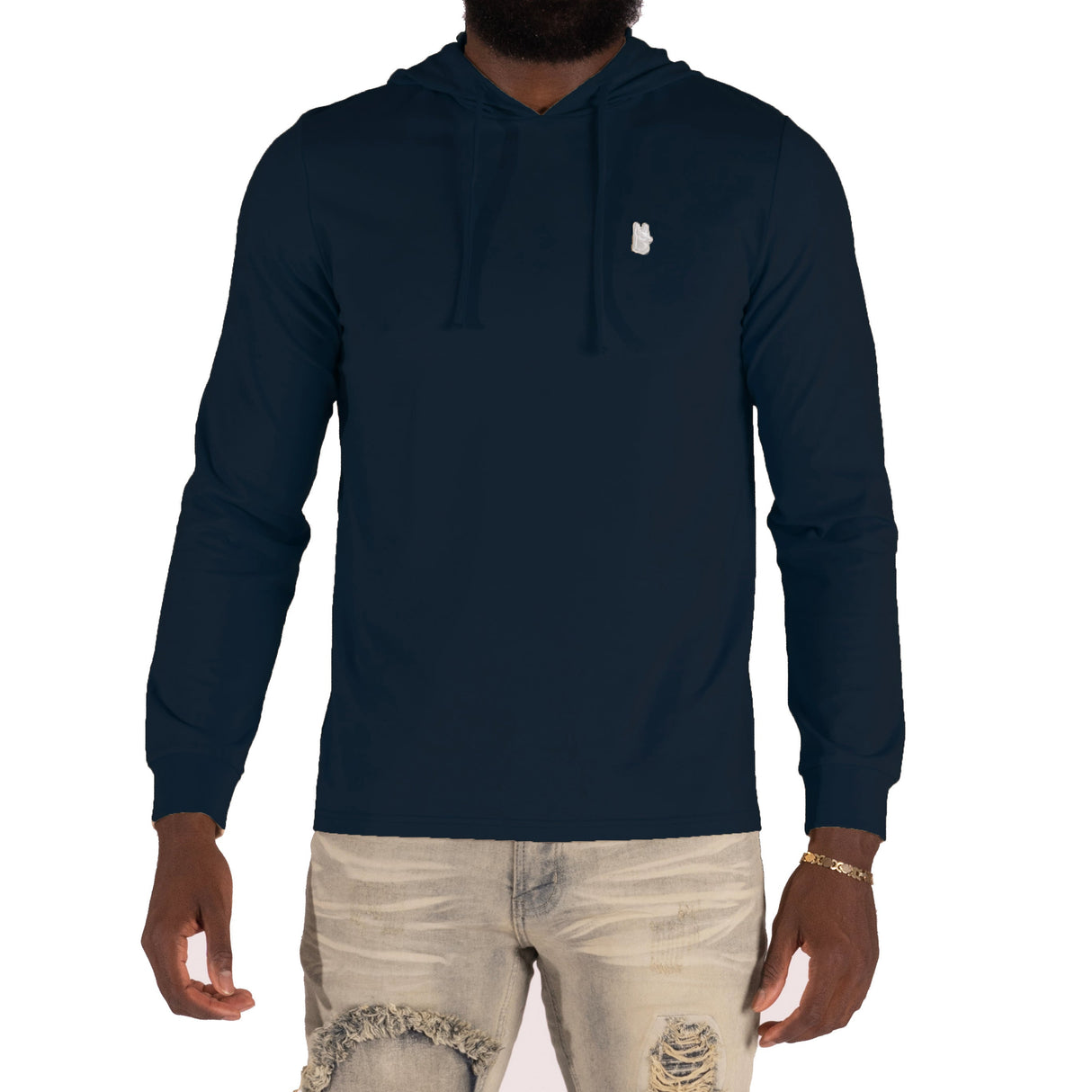 Makobi M4500 Luciano Jersey Hoodie - Navy