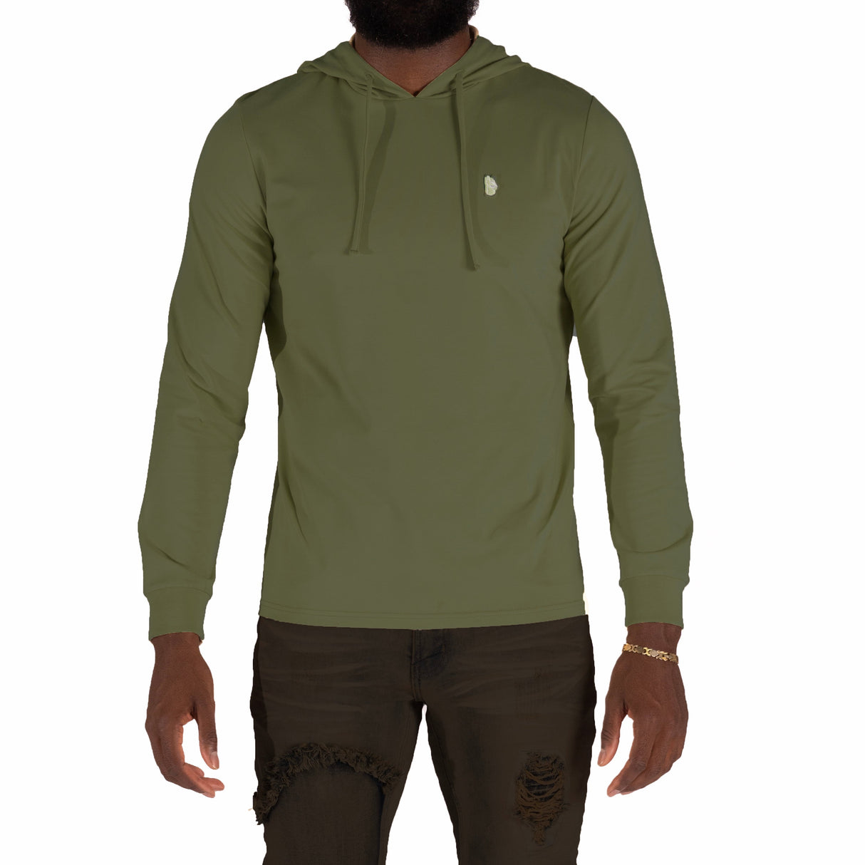 Makobi M4500 Luciano Jersey Hoodie - Olive