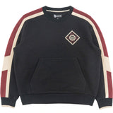 Makobi Sweatshirt | M4555 Lorenzo Jacquard Crewneck - Black