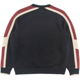 Makobi Sweatshirt | M4555 Lorenzo Jacquard Crewneck - Black