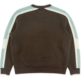 Makobi Sweatshirt | M4555 Lorenzo Jacquard Crewneck - Brown
