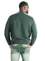 Makobi Sweatshirt | M4555 Lorenzo Jacquard Crewneck - Green