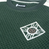 Makobi Sweatshirt | M4555 Lorenzo Jacquard Crewneck - Green