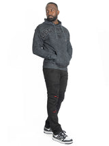 Makobi Hoodie | M4557 Sartoni Pull Over - Black