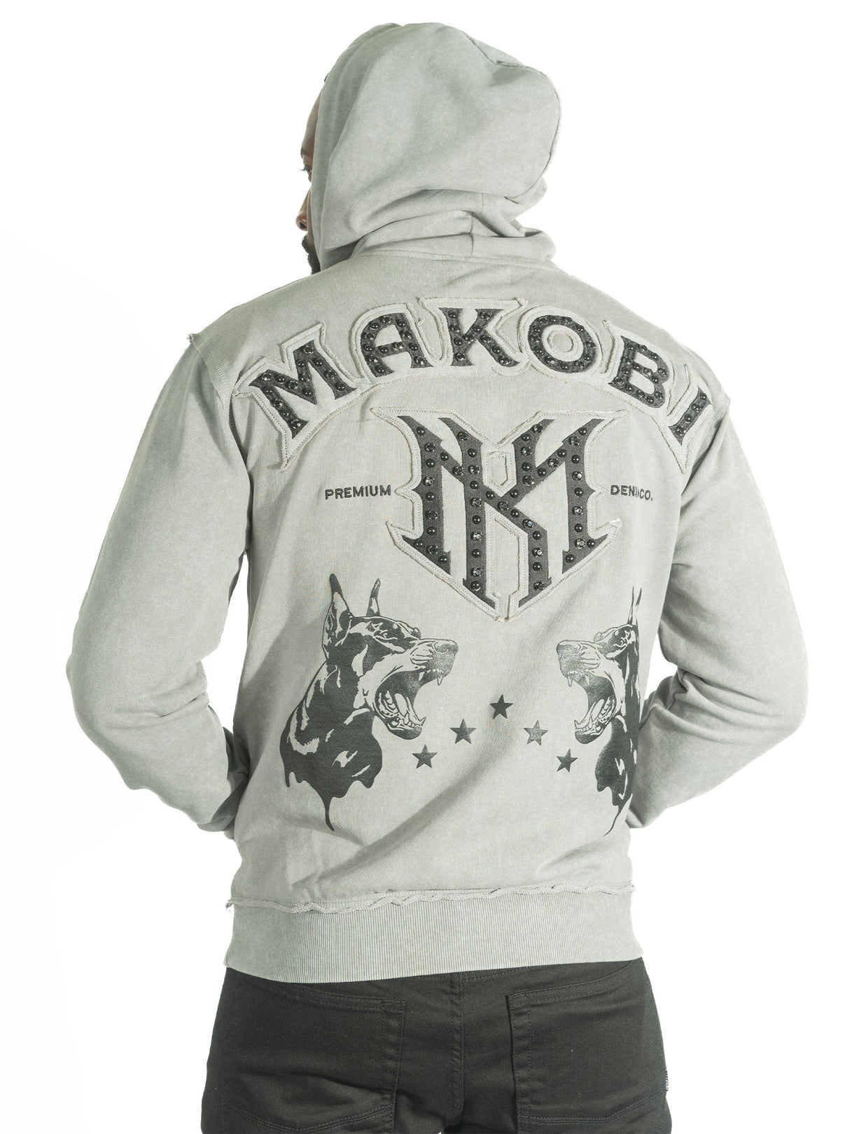 Makobi Hoodie | M4557 Sartoni Pull Over - Gray