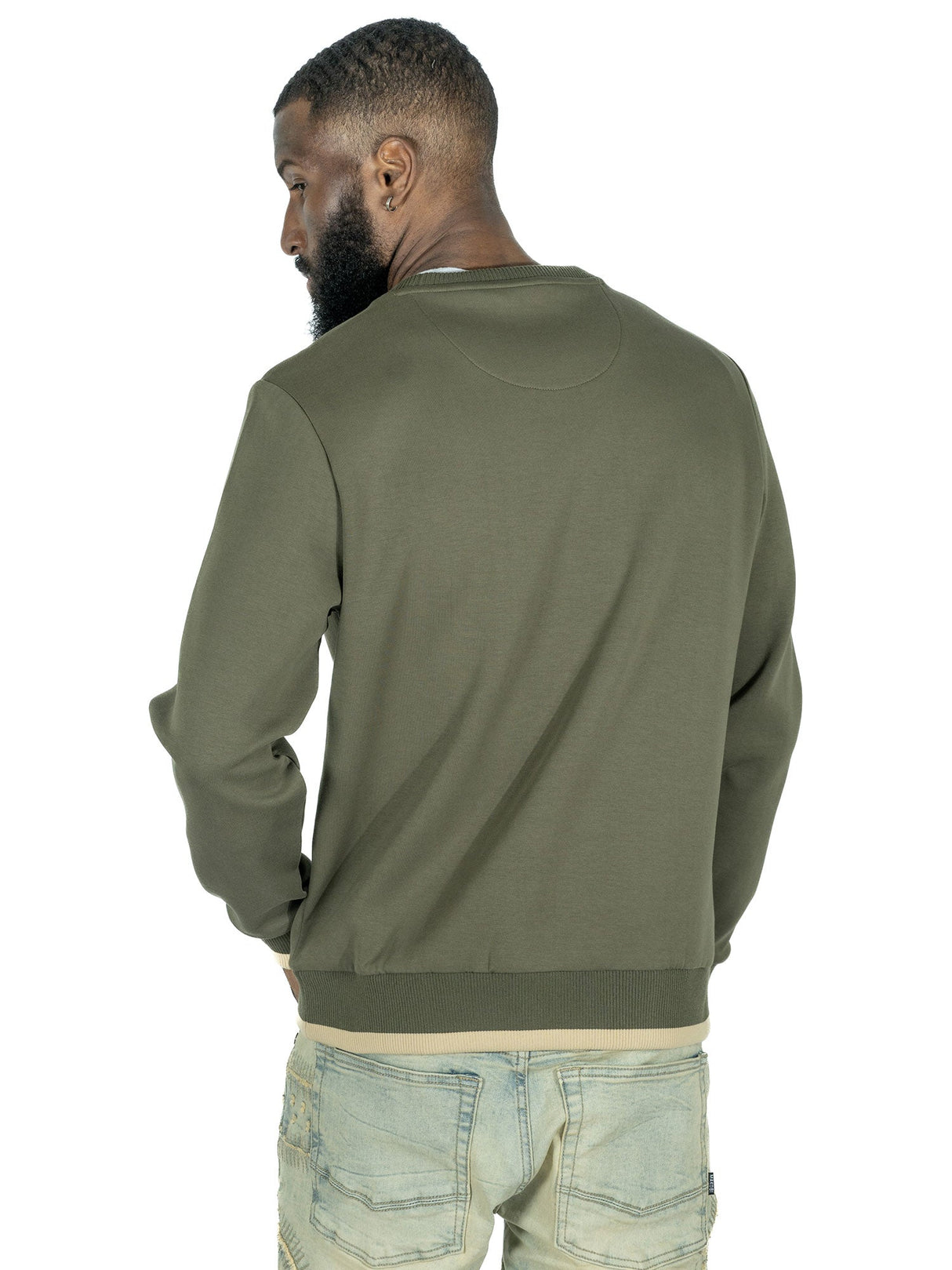 Makobi M4590 Pantera Crewneck Sweatshirt - Olive