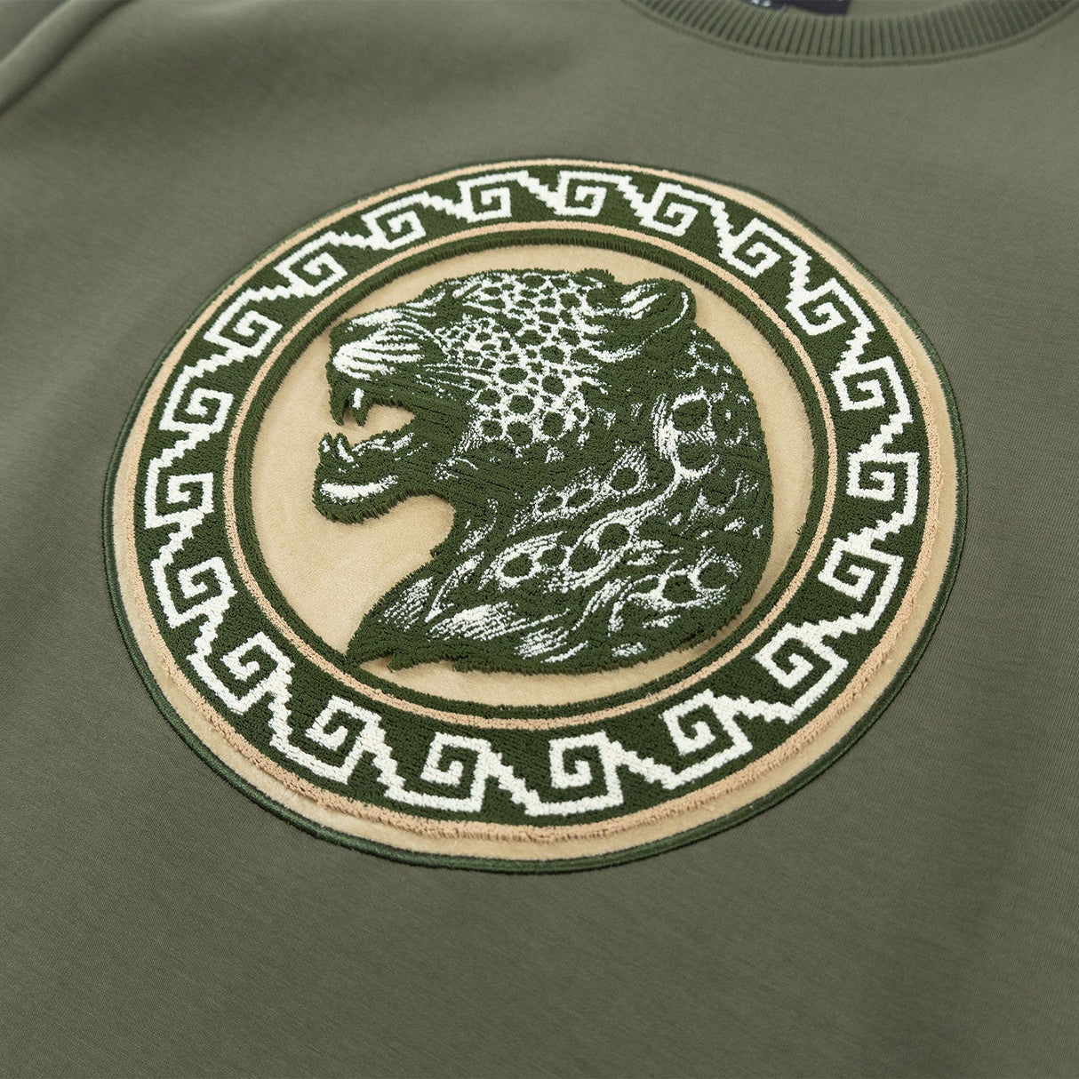 Makobi M4590 Pantera Crewneck Sweatshirt - Olive