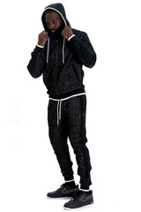 Makobi M4610 Tuscany Knit Set - Black