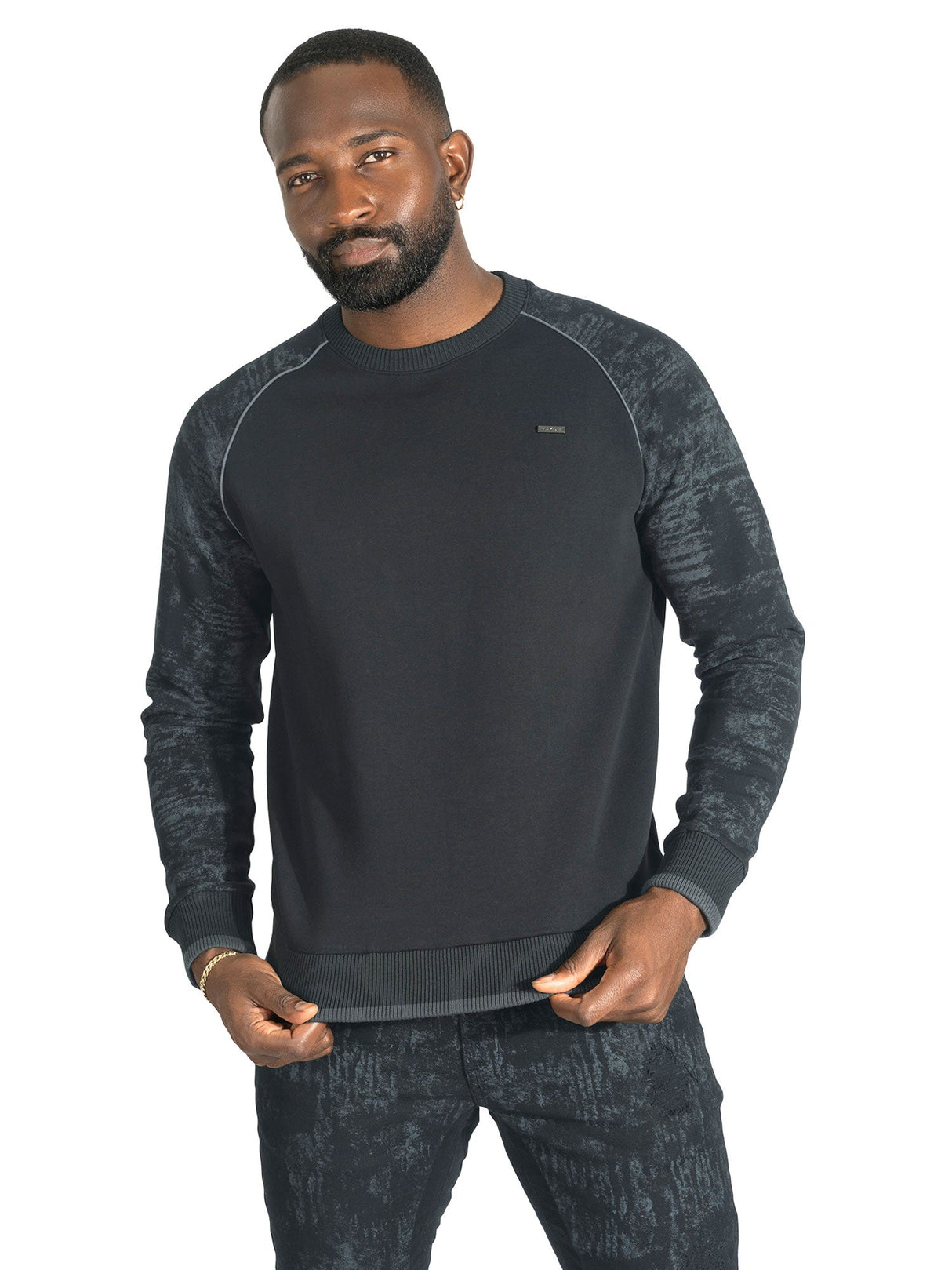 Makobi Sweatshirt | M4902 Bernardi Crewneck - Black