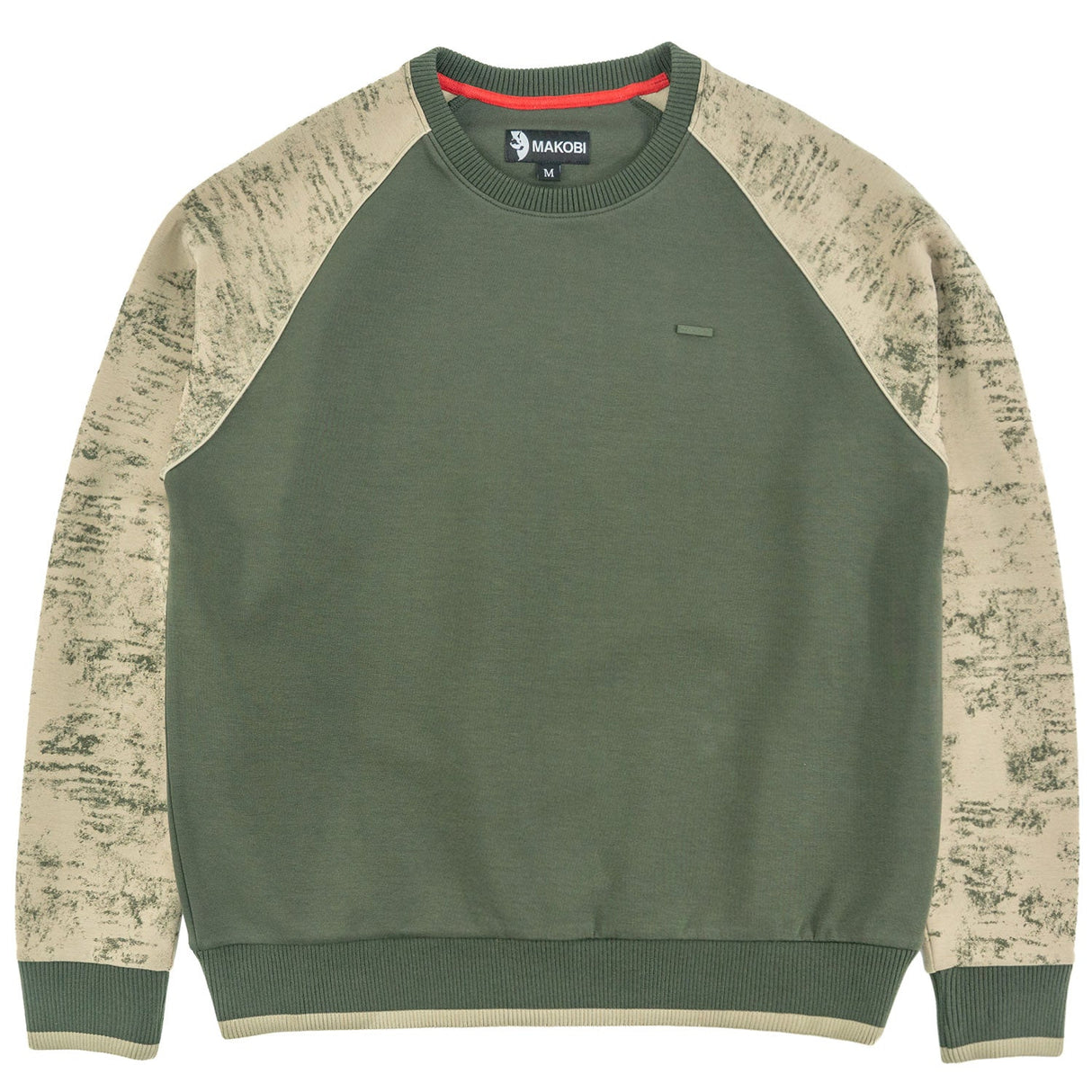 Makobi Sweatshirt | M4902 Bernardi Crewneck - Olive