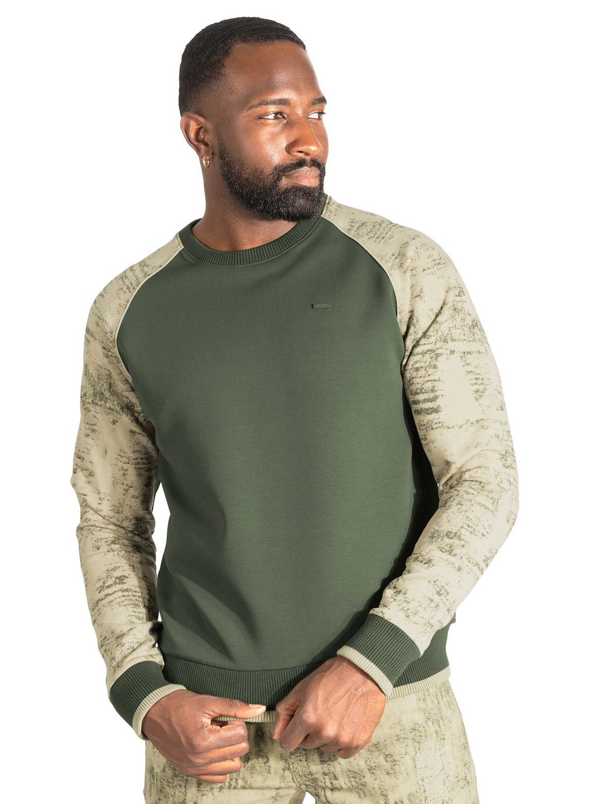 Makobi Sweatshirt | M4902 Bernardi Crewneck - Olive