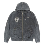 Makobi Hoodie | M5345 Bianco Zip Up - Black