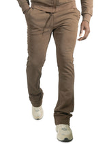 Makobi Set | M5455 Lorenzino Zip-Up Hoodie Set - Brown