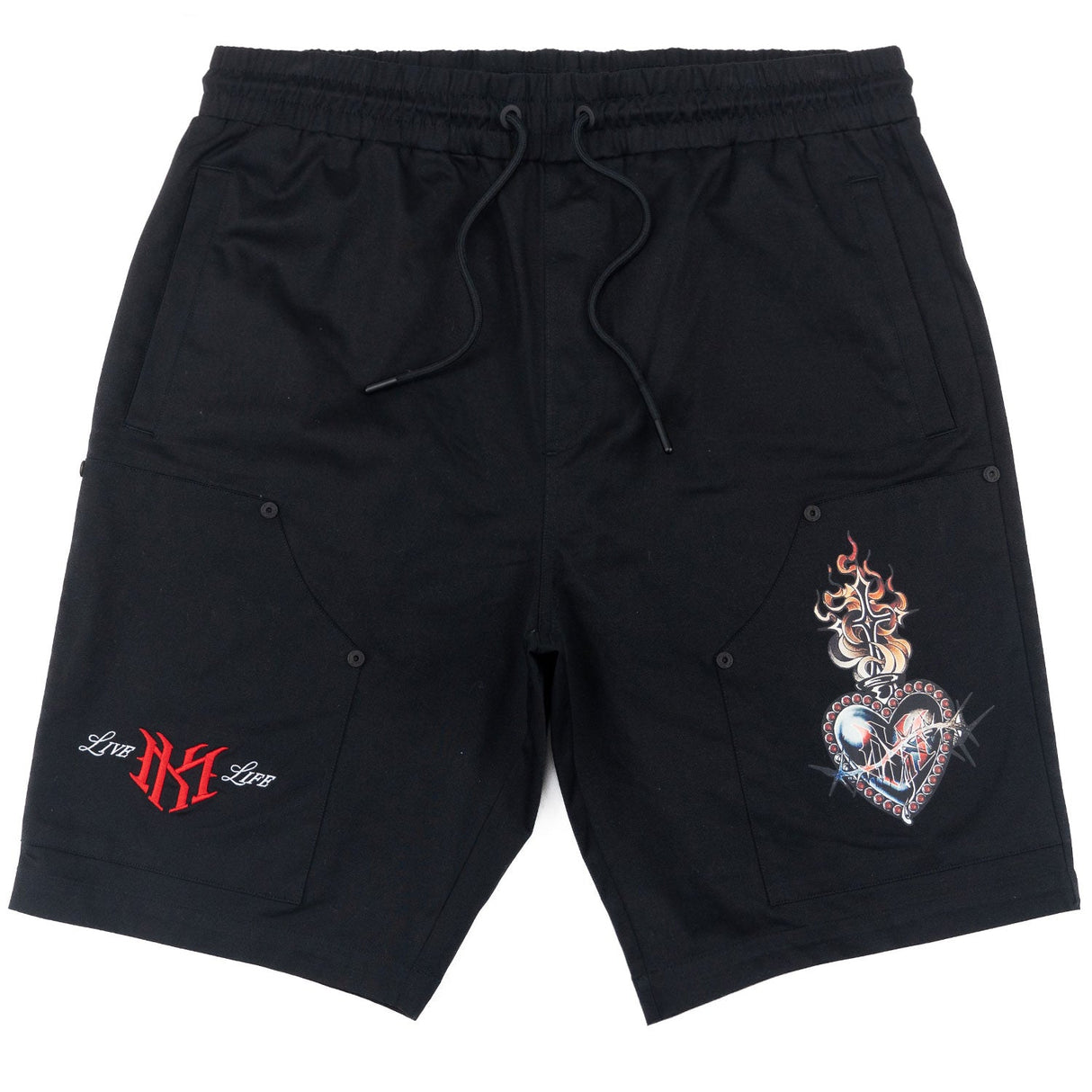 Makobi Set | M414 Vivere Twill Short Set - Black