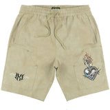 Makobi Set | M414 Vivere Twill Short Set - Khaki