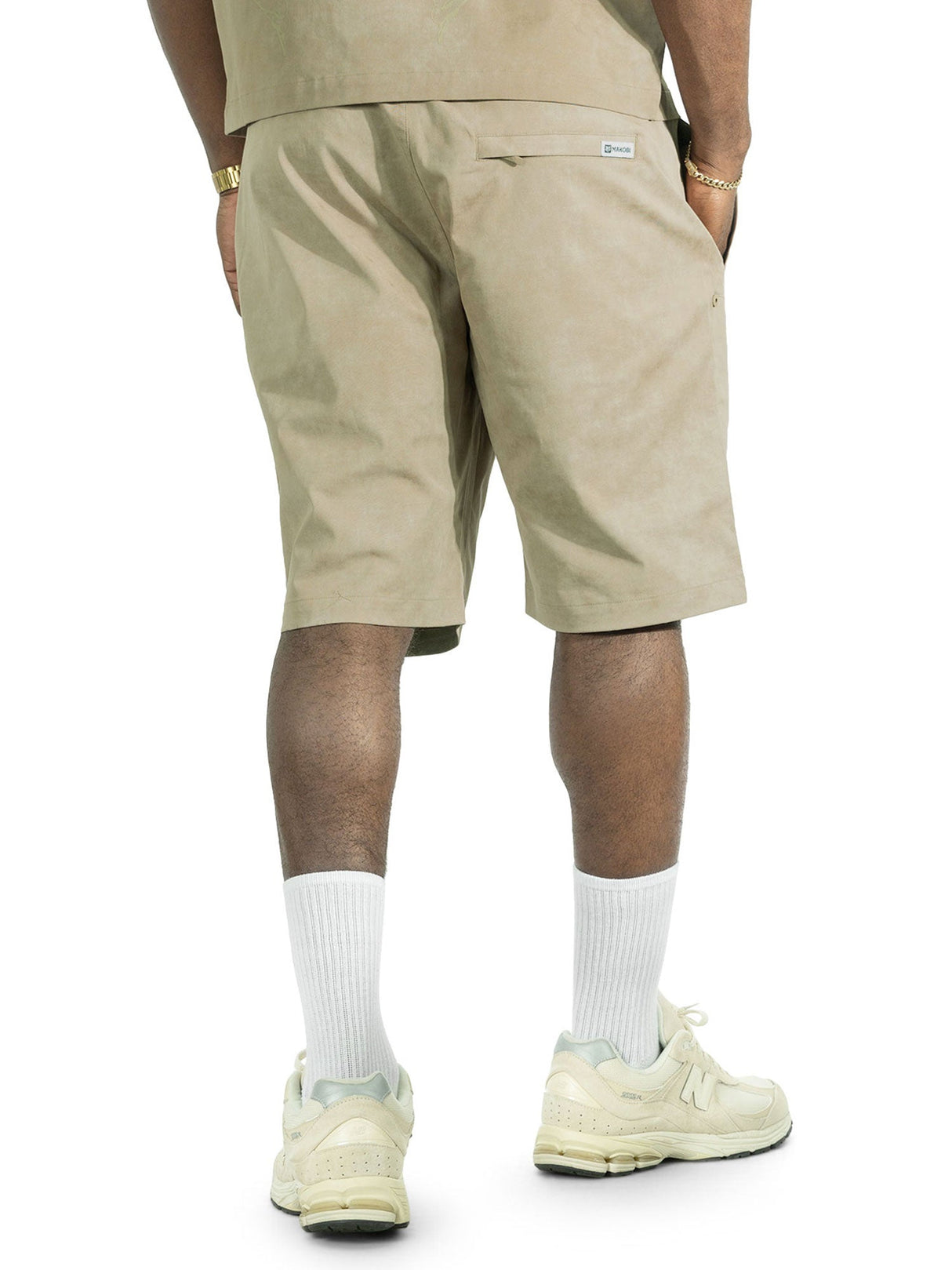 Makobi Set | M414 Vivere Twill Short Set - Khaki