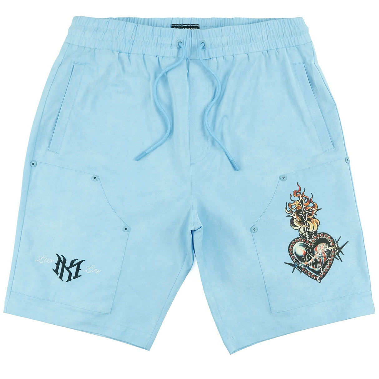 Makobi Set | M414 Vivere Twill Short Set - Blue
