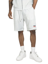 Makbi M428 Moreli Knit Short Sets - White
