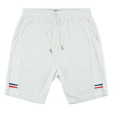 Makbi M428 Moreli Knit Short Sets - White