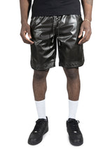 Makobi M629 Bellucci Vegan Leather Shorts - Black