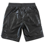 Makobi M629 Bellucci Vegan Leather Shorts - Black