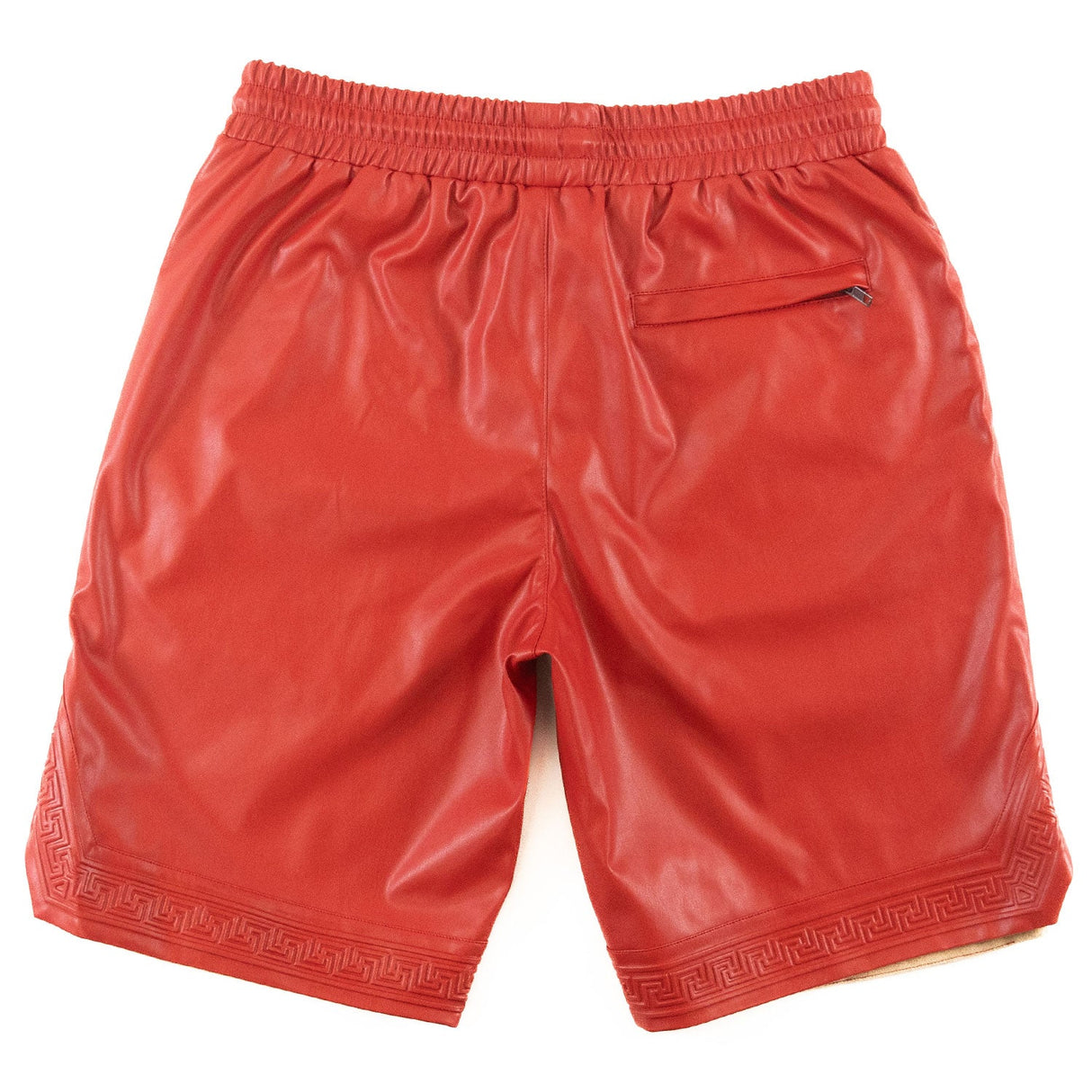 Makobi M629 Bellucci Vegan Leather Shorts - Red