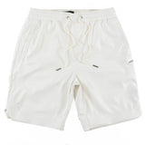 Makobi M629 Bellucci Vegan Leather Shorts - White