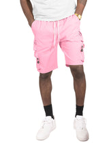 Makobi M633 Colton Nylon Spandex Cargo Shorts - Pink