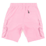 Makobi M633 Colton Nylon Spandex Cargo Shorts - Pink