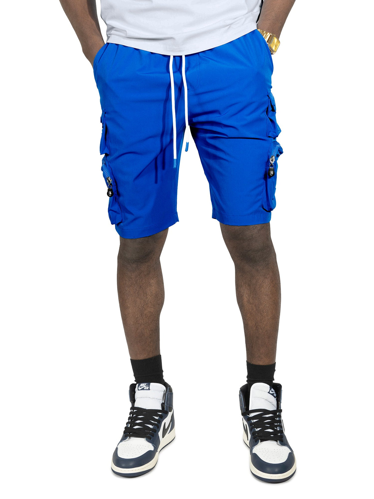 Makobi M633 Colton Nylon Spandex Cargo Shorts - Royal 25'